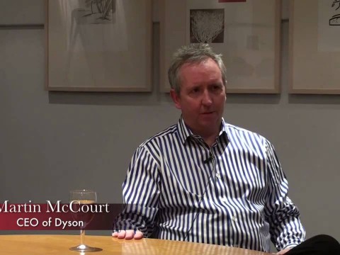 Martin McCourt, CEO of Dyson, interview at UWE