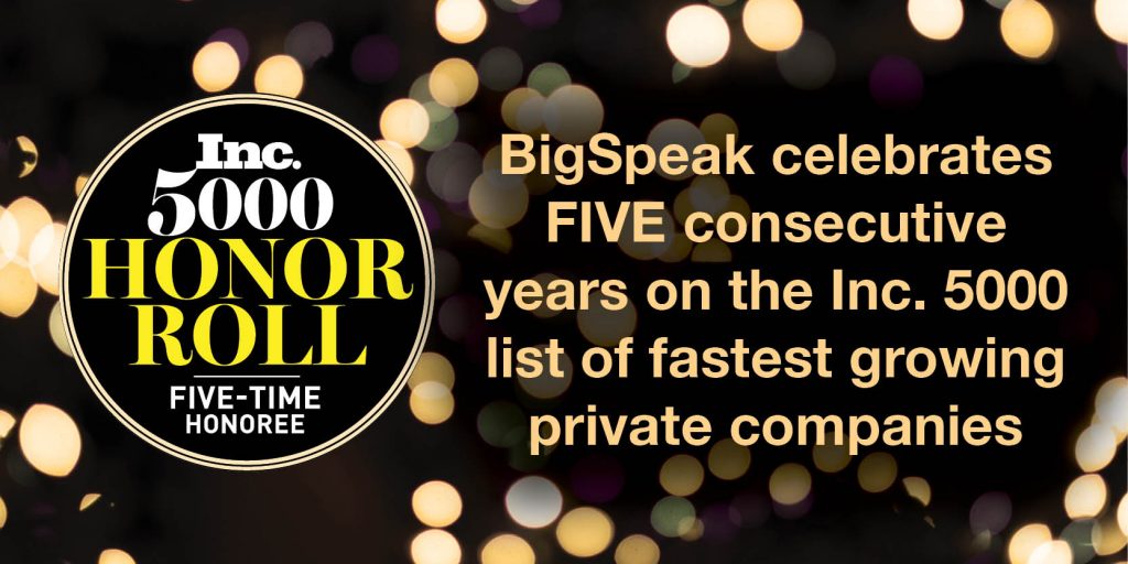 BigSpeak’s 5th Consecutive Year Moving Up the Inc. 5000 List