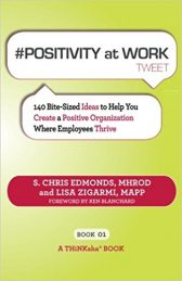 #POSITIVITY at WORK tweet Book01: 140 Bite-Sized Ideas to Help You Create a Positive Organization Where Employees Thrive