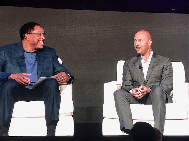 Baseball Hall of Famer Dave Winfield Chats With Derek Jeter About Success, Business, and Community Service