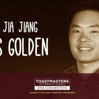Toastmasters’ to Award Jia Jiang the 2019 Golden Gavel