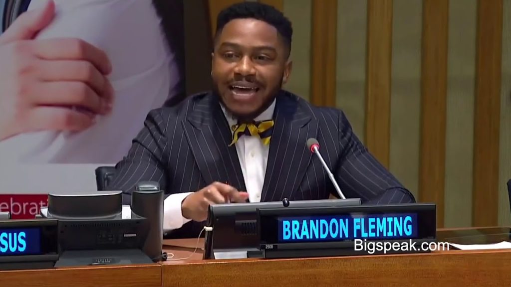 Speaking at the United Nations General Assembly BigSpeak Motivational