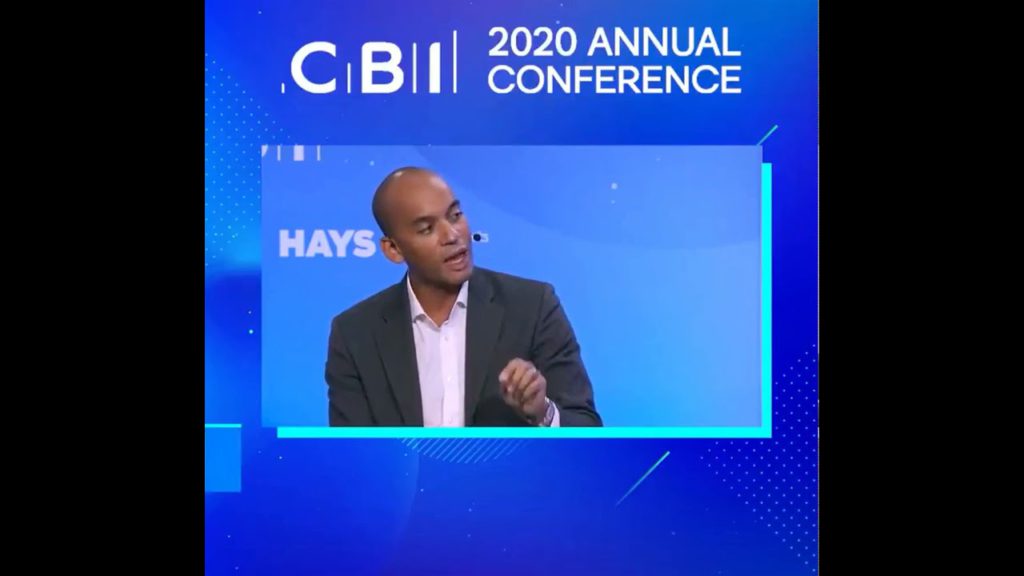 Chuka speaks at the 2020 CBI Annual Conference on sustainability & green finance, 3rd November 2020