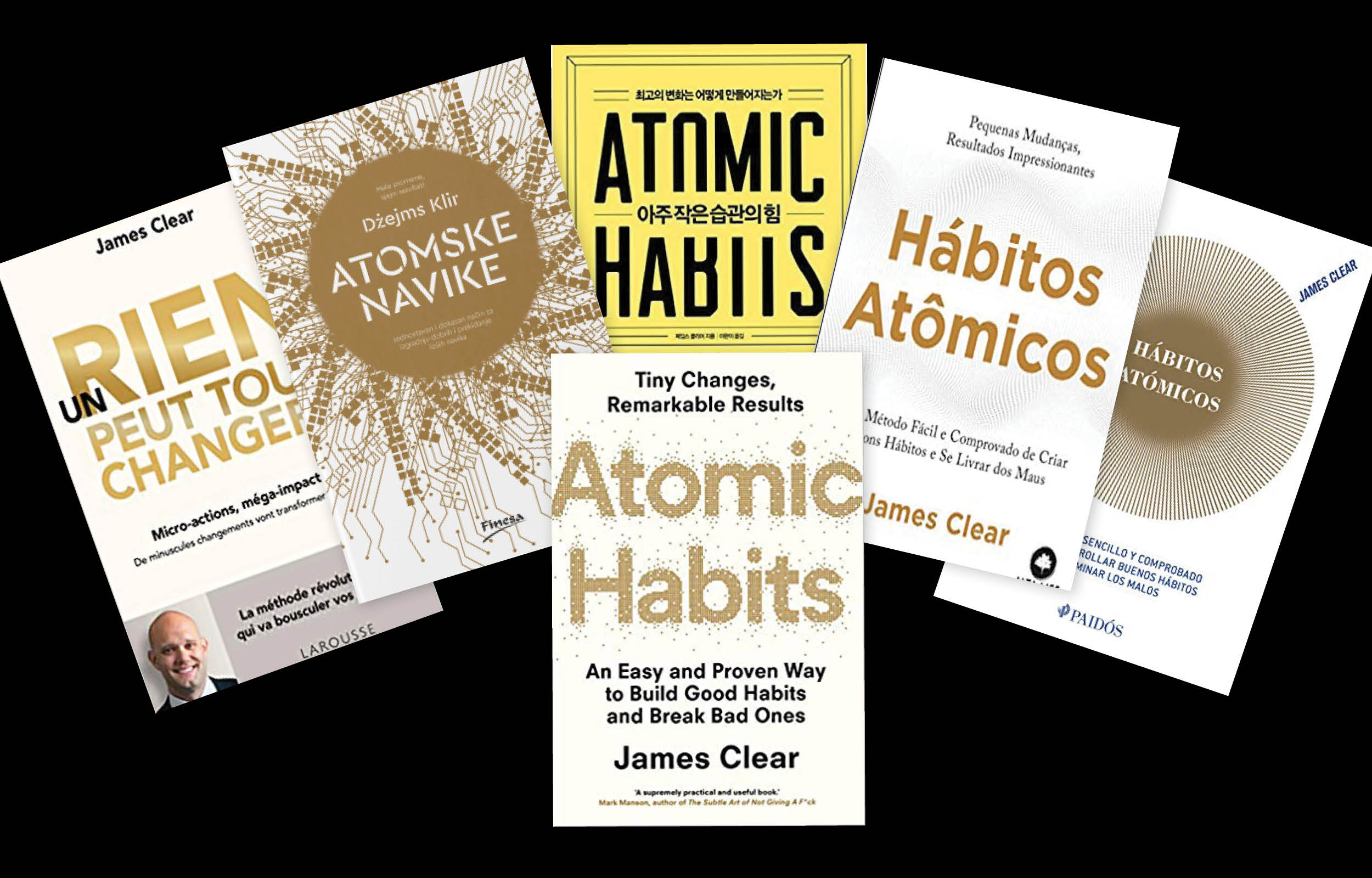 James Clear's Atomic Habits is currently the #1 best-selling book