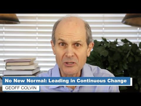 No New Normal: Leading in Continuous Change Speech Overview