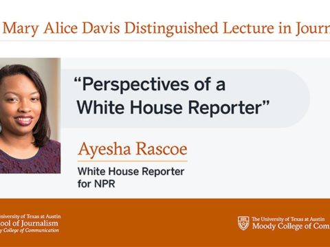 Mary Alice Davis Lecture Series with Ayesha Rascoe, White House reporter for NPR and Reuters