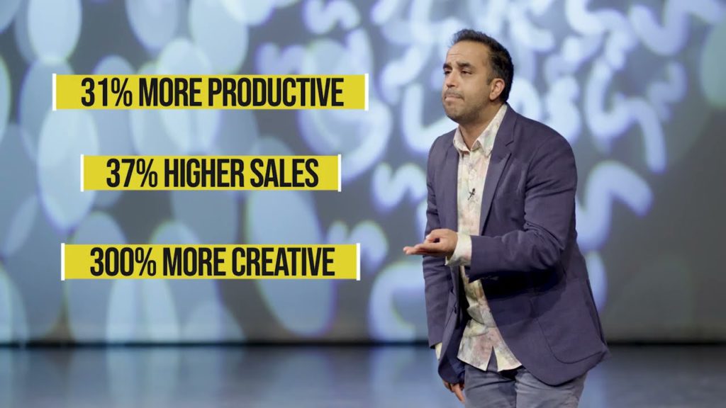 Neil Pasricha – 90s Speaking Sizzle Reel – Keynote Speaker on Happiness and Mental Health
