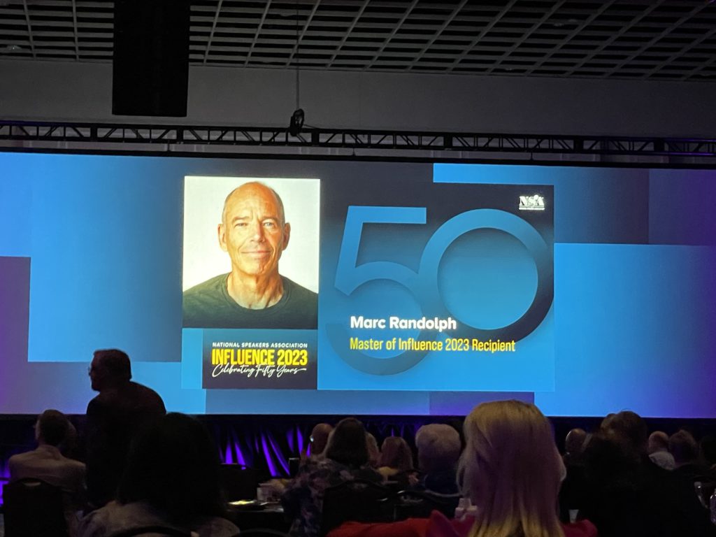 Marc Randolph Honored with NSA “Master of Influence” Award