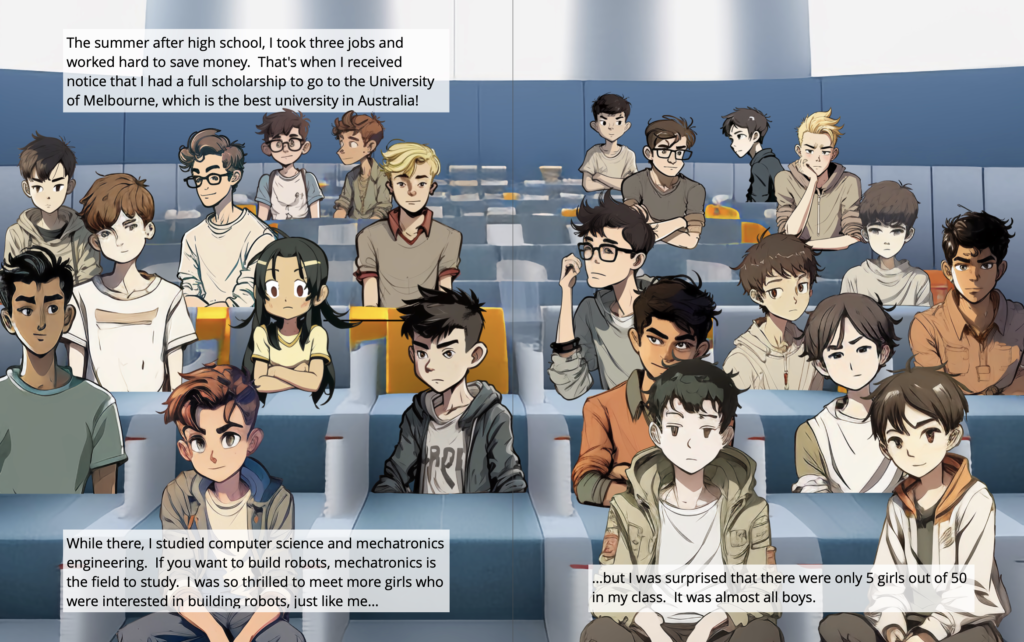 Marita Cheng uses Generative AI to Inspire the Next Generation of Girls in STEM