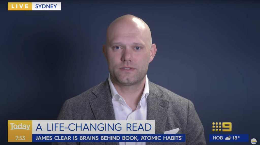 Catch Habit Building Guru James Clear on The Today Show Australia