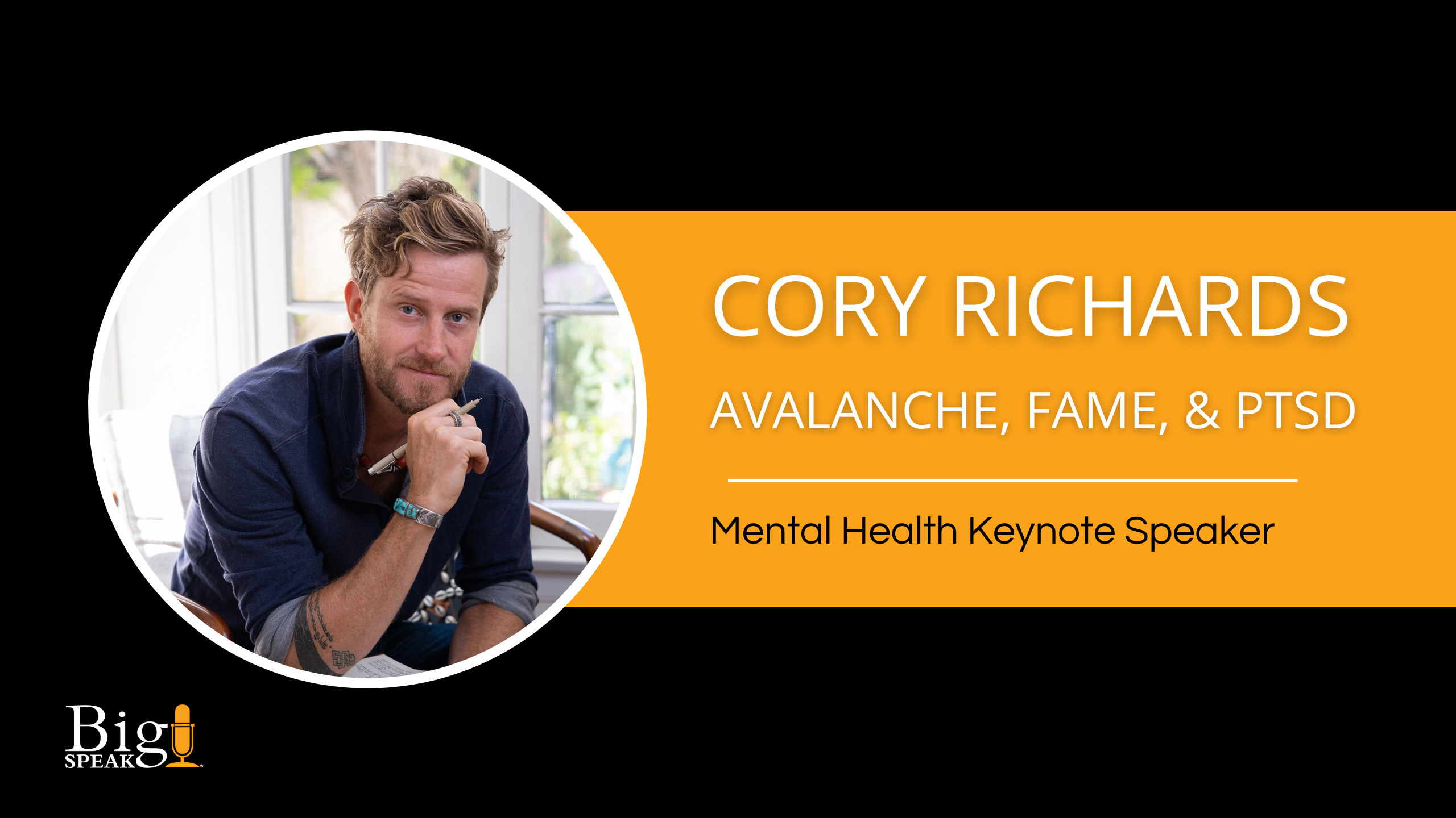 Cory Richards Mental Health Keynote Speaker Avanlanche, Fame, and
