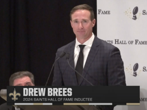 Drew Brees gives induction speech | Saints Hall of Fame Class of 2024