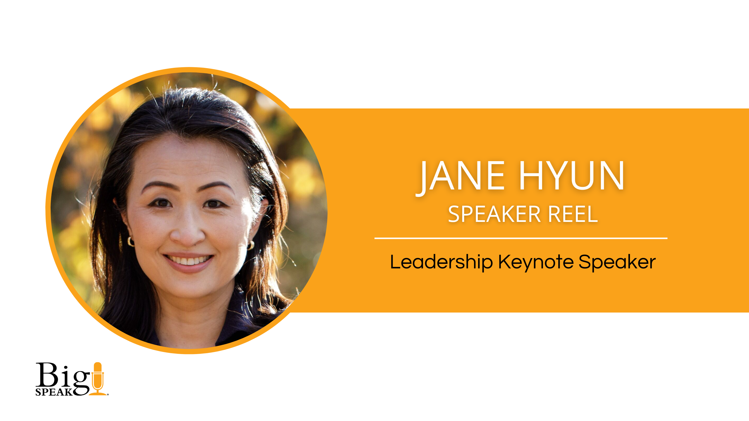 Jane Hyun - Leadership Keynote Speaker - Speaker Reel - BigSpeak ...