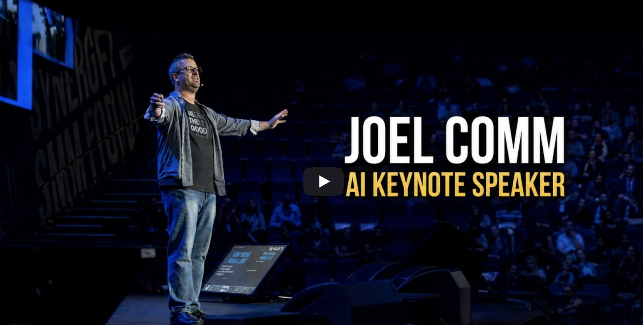 Joel Comm — AI Keynote Speaker | A Trusted Voice in a Noisy Tech World