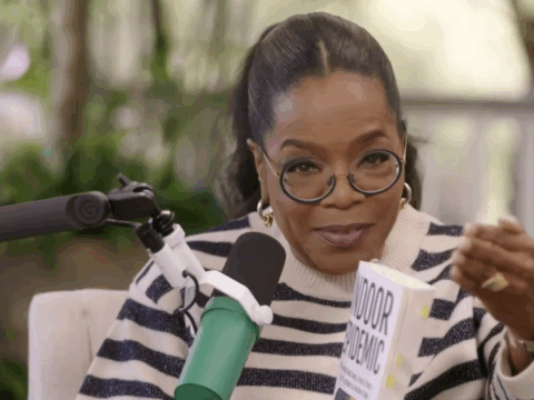 Dr. La Puma explains to Oprah the Symptoms People Experience in the Indoor Epidemic