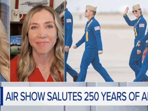 Michelle “MACE” Curran on NewsNation — Air Shows & America250 (Aug 2026)